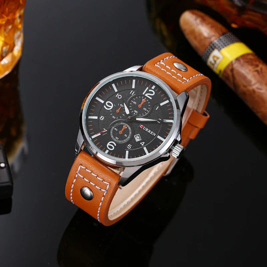 CURREN Watch Leather-8164