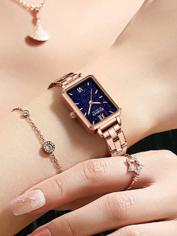 CURREN Original Brand Stainless Steel Band Wrist Watch For Women With Brand (Box & Bag)-9082A