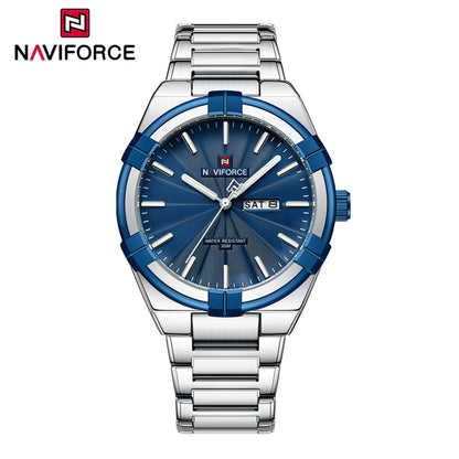 NAVIFORCE 9218 Men's Stainless Steel Luxury Fashion Quartz Wristwatch